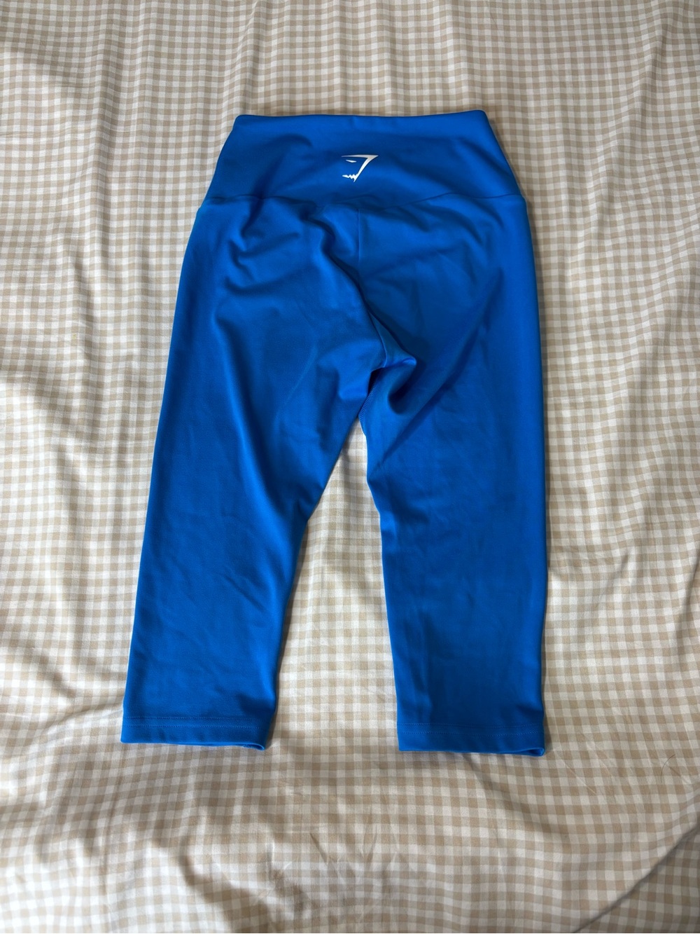 Gymshark Training Cropped Capri Leggings in Sprint Blue